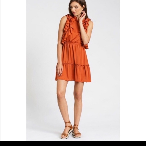 Anthropologie Dresses & Skirts - 🥳HP🥳Anthropologie DRA Los Angeles  Dress Orange